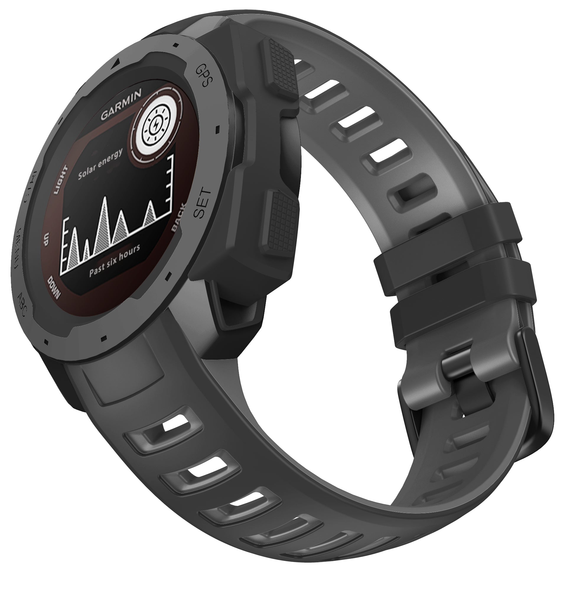 Bi-farvet blødt silikone urbånd erstatningsarmbåndsrem til Garmin Instinct Instinct Esports Bi-farvet blødt silikone urbånd erstatningsarmbåndsrem til Garmin Instinct Instinct Esports